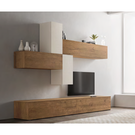 Composición moderna de sala de estar con bases y armarios - SKT20 Tomasella