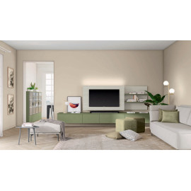 Composición pared equipada moderna suspendida, moderna Target Collection L111