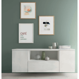 Composizione sospesa con ante e cassetto Volo Collection