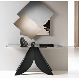 Design-Konsole für den Eingangsbereich, geformte Tischplatte Meti Capodarte