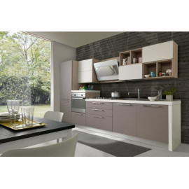 Modular kitchen with Fenix Futura 01 door
