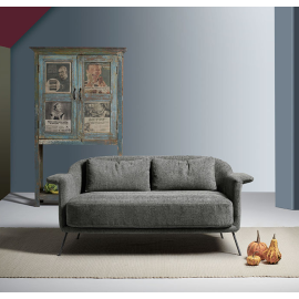 2-seater removable cover sofa in Mix fabric