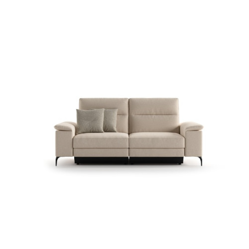 Divano First con doppio movimento relax elettrico Cubo Rosso