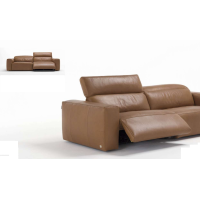 Fixed or reclining sofa with adjustable backrest Beverly 1 by Ego Italiano.