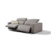 Fixed or reclining sofa with adjustable backrest Beverly 1 by Ego Italiano.