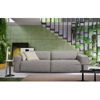 Fester oder Relax-Sofa mit verstellbarer Rückenlehne Beverly 1 Ego Italiano