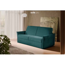 2-seater Maxi removable cover sofa bed Sole Promo Red Cube