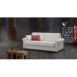 Canapé-lit classique en tissu déhoussable Rukkos