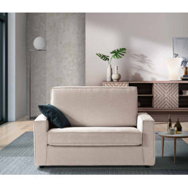 Linear single-seat sofa Iko Biel