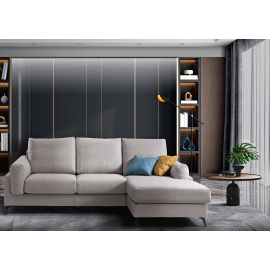 Maxi sofa with reversible peninsula pouf Axel Biel