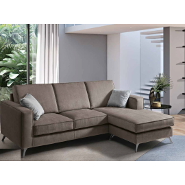 Modern sofa with reversible side peninsula Dek Biel