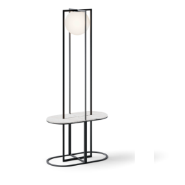 Floor lamp with Trilli Ego Italiano napkins