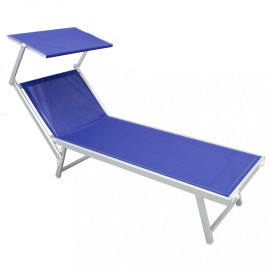 Bari sun lounger in Textilene for pool