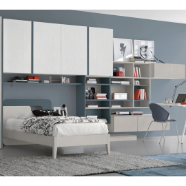 Einzelbett aus Holz Colombini Casa - Hole