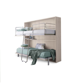 Cama litera plegable