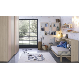 Cama individual plegable horizontal Colombini Casa - Click