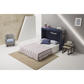 Cama abatible Pagetto matrimonial acolchada Dienne Salotti