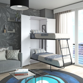 Cama individual litera plegable vertical Night n'Day Maconi