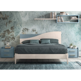 Cama matrimonial Sunrise con LED Colección Volo