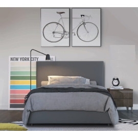 Twin bed one and a half upholstered Volo Collection