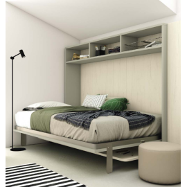 Horizontal disappearing bed one and a half square Colombini Casa Click