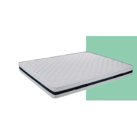 Matelas à ressorts biconiques haut de 22 cm respirant Aura