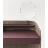 Mueble tocador móvil con cajón y espejo integrado Chloè Vanity Pianca
