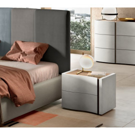 Modernes Nachttisch mit 2 Schubladen Dual