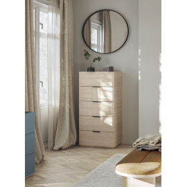 Cómoda moderna de 5 cajones Colombini Casa Label.