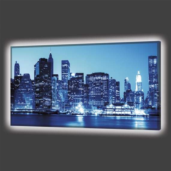 Panel de luces en Nueva York Pintdecor