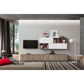 Ausgestattete Wand mit Bodenbasen Ingrid 04 S75