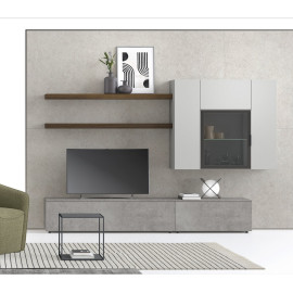Elegante pared equipada para sala de estar L124