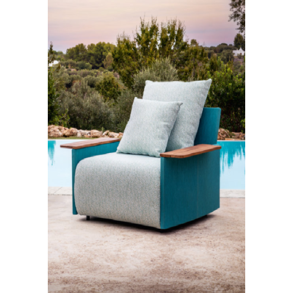 Seduta giardino poltrona Begin con rivesimento impermeabile e sfoderabile MyYour Design