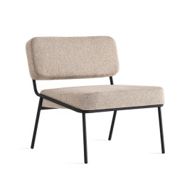 Sessel mit Metallstruktur und Stoffsitz Sixty