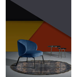 Designsessel mit Metallbeinen Dalì