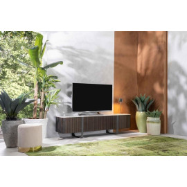 TV-Ständer Andromeda mit Calacatta Gold Keramik-Marmorplatte von Stones