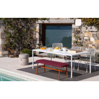 Outdoor pouf Pof practical and not bulky in 2 sizes Connubia By Calligaris.