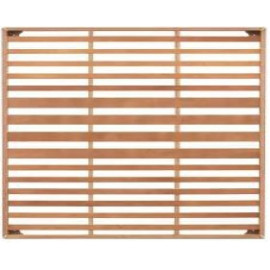 Rete in legno con incasso supporto-doga Wood