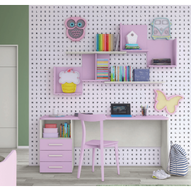 Scrivania con cassettiera Banner e Winner 