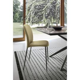 Stuhl Abba aus Stoff mit Metallbeinen Sedit