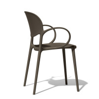 Chaise Abby en polypropylène recyclé Connubia by Calligaris