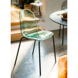 Chaise moderne en polycarbonate Connubia by Calligaris Academy