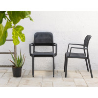 Modern stackable garden chair Nardi Bora.