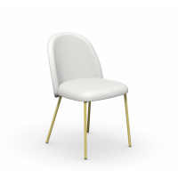 Padded chair with metal legs Connubia Tuka