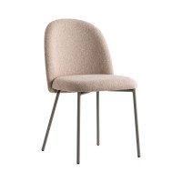 Padded chair with metal legs Connubia Tuka