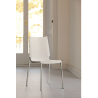 Stackable polypropylene chair Bontempi Casa Eva.