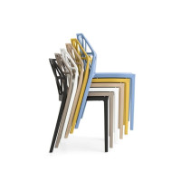Outdoor chair in polypropylene Connubia by Calligaris Alchemia