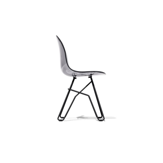Metal and polycarbonate chair Connubia by Calligaris Academy