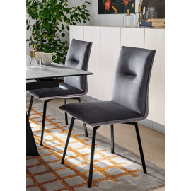 Sedia imbottita girevole Connubia Maya 