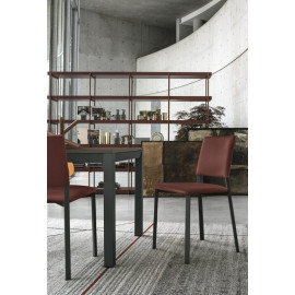 Minimaler Stuhl aus Stoff Sara Sedit